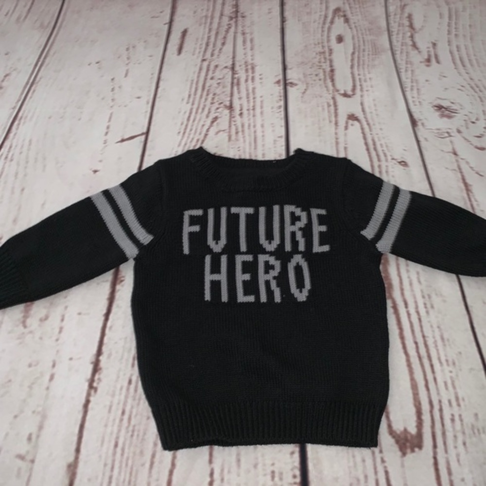 Gymboree sweater - 6-12 months - black/gray